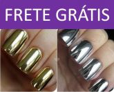 Adesivo Cromado para unhas